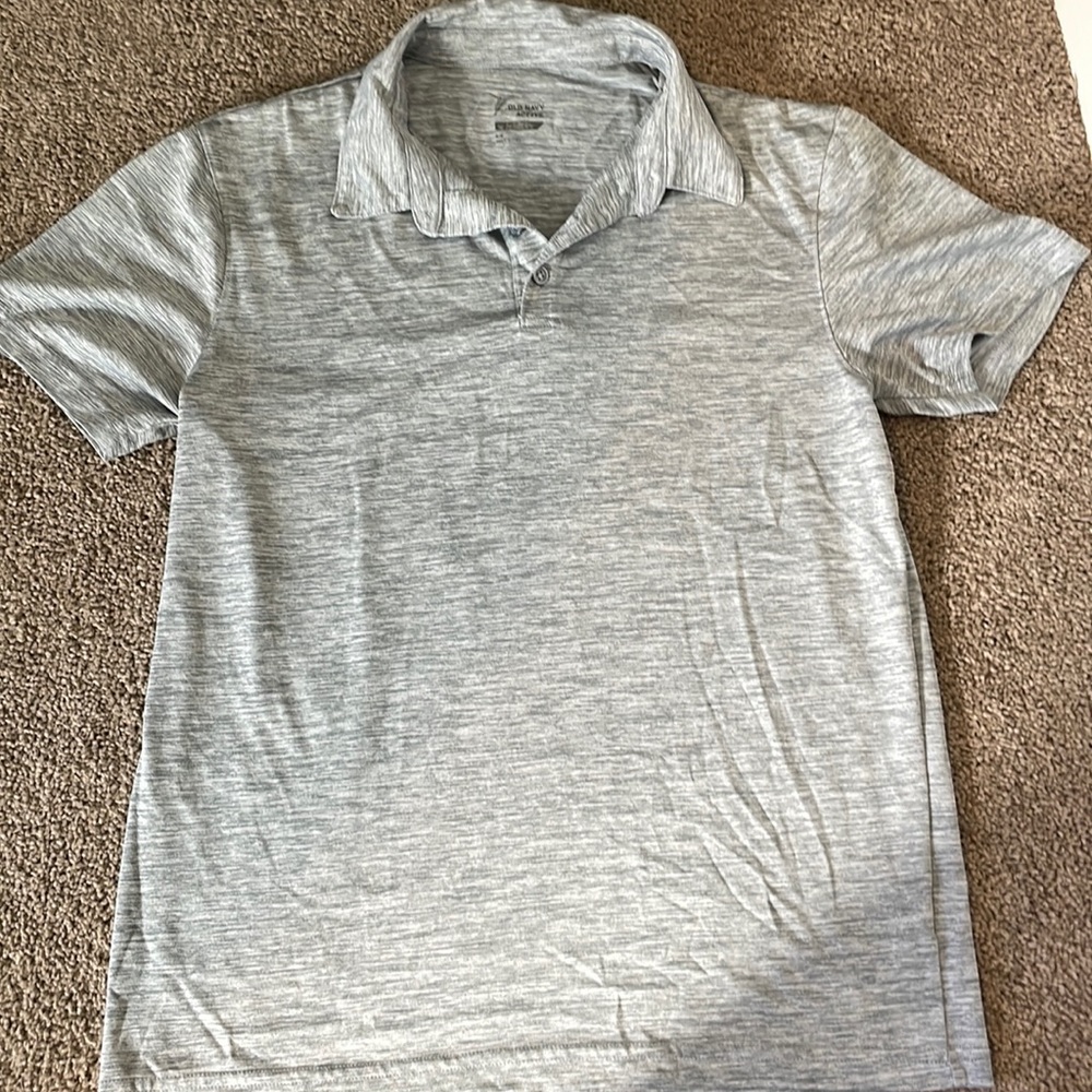 Light grey polo shirt